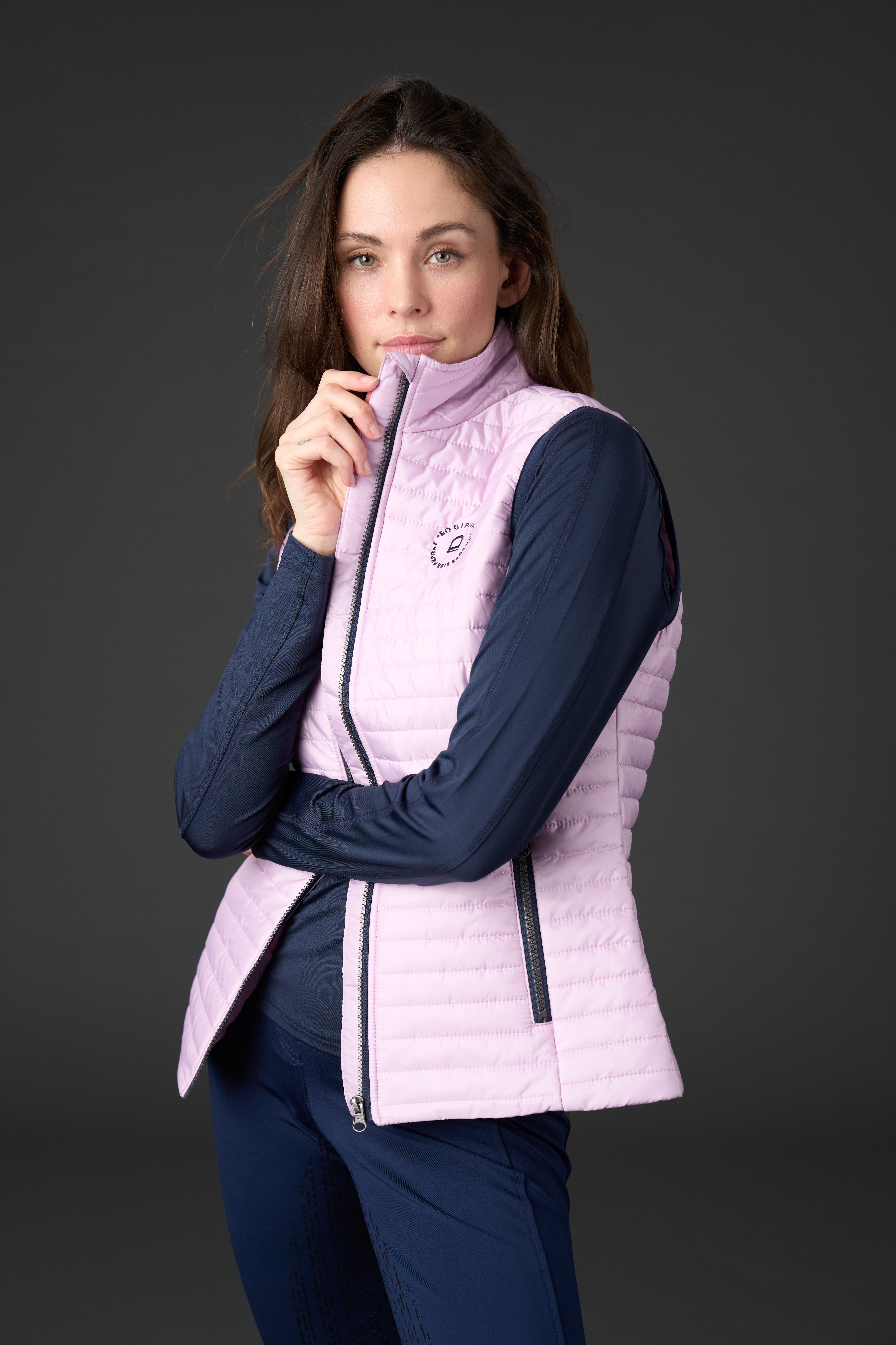 Equipage Tate Riding Vest  Junior - Winsome Orchid - 3