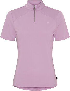 Equipage Hasty lyhythihainen half-zip ratsastuspaita - Lavender Herb
