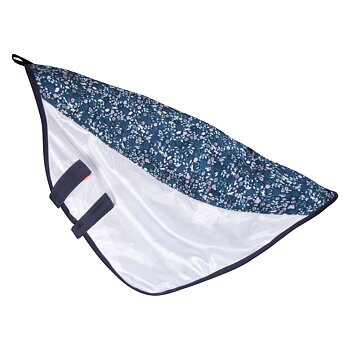 Imperial Riding Hals till regn-& flugtäcke Super-dry Carly Navy bloom, S