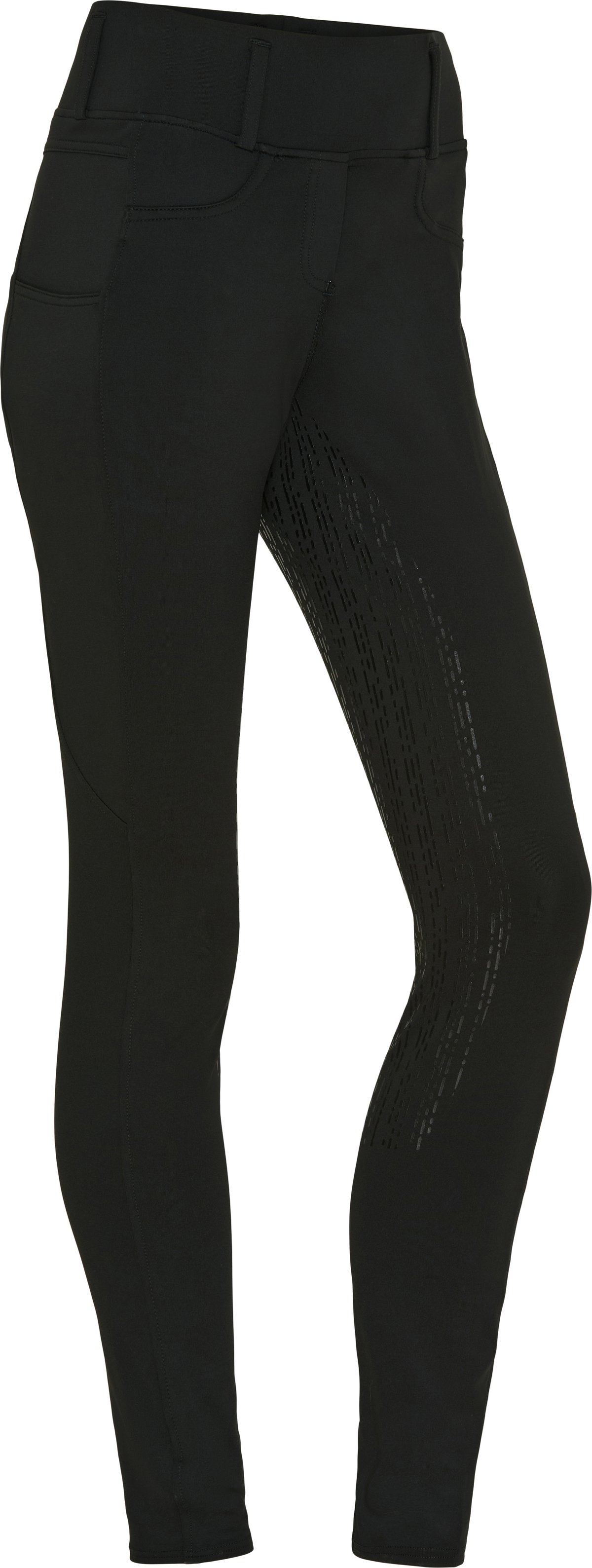 Equipage Kalea riding tights full grip for kids Junior - Black