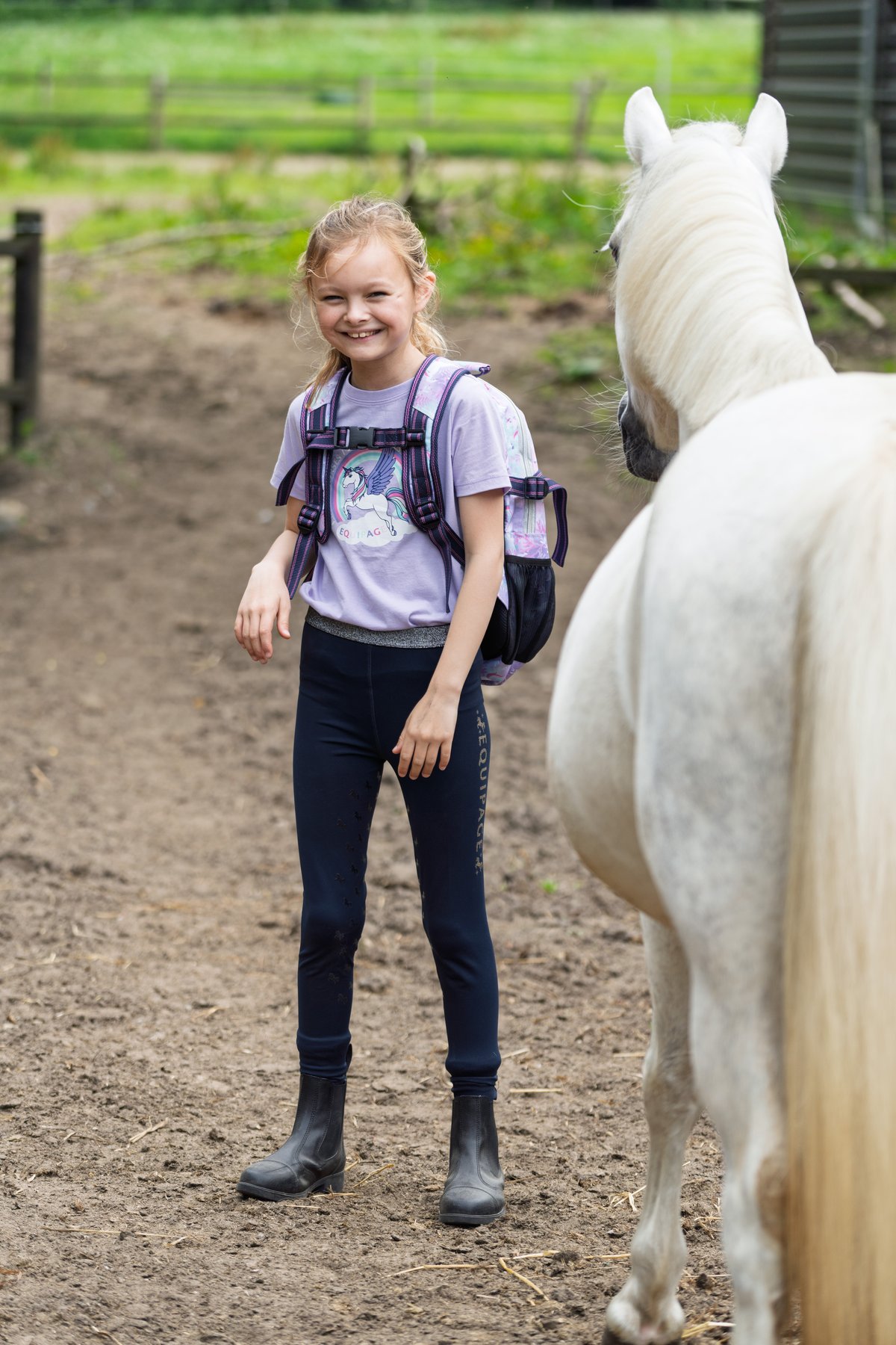 Equipage Klara ryggsäck till barn - Lavender - 6
