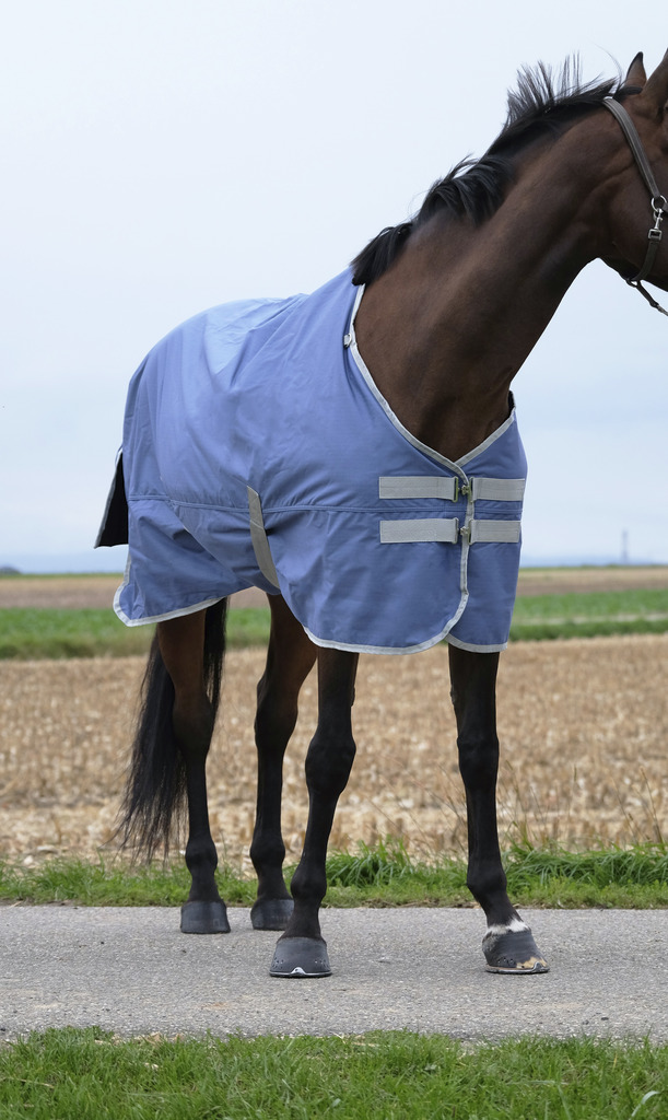 EQUITHEME 'TYREX 600D' Recycled Turnout Hästtäcke Navy 50 g - 7