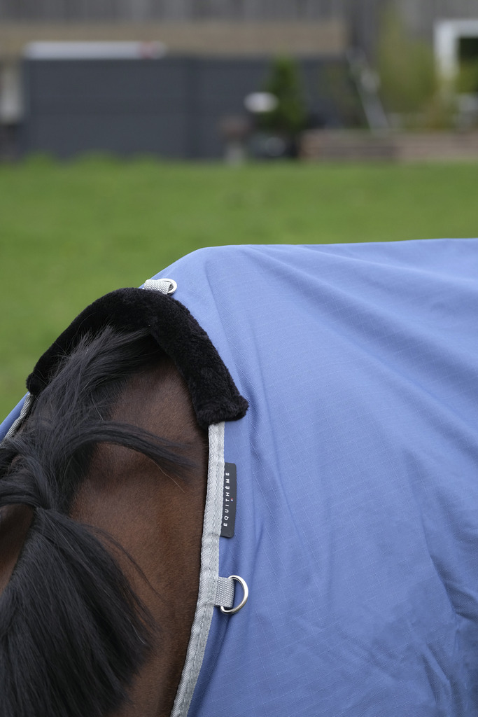 EQUITHEME 'TYREX 600D' Recycled Turnout Hästtäcke Navy 50 g - 6