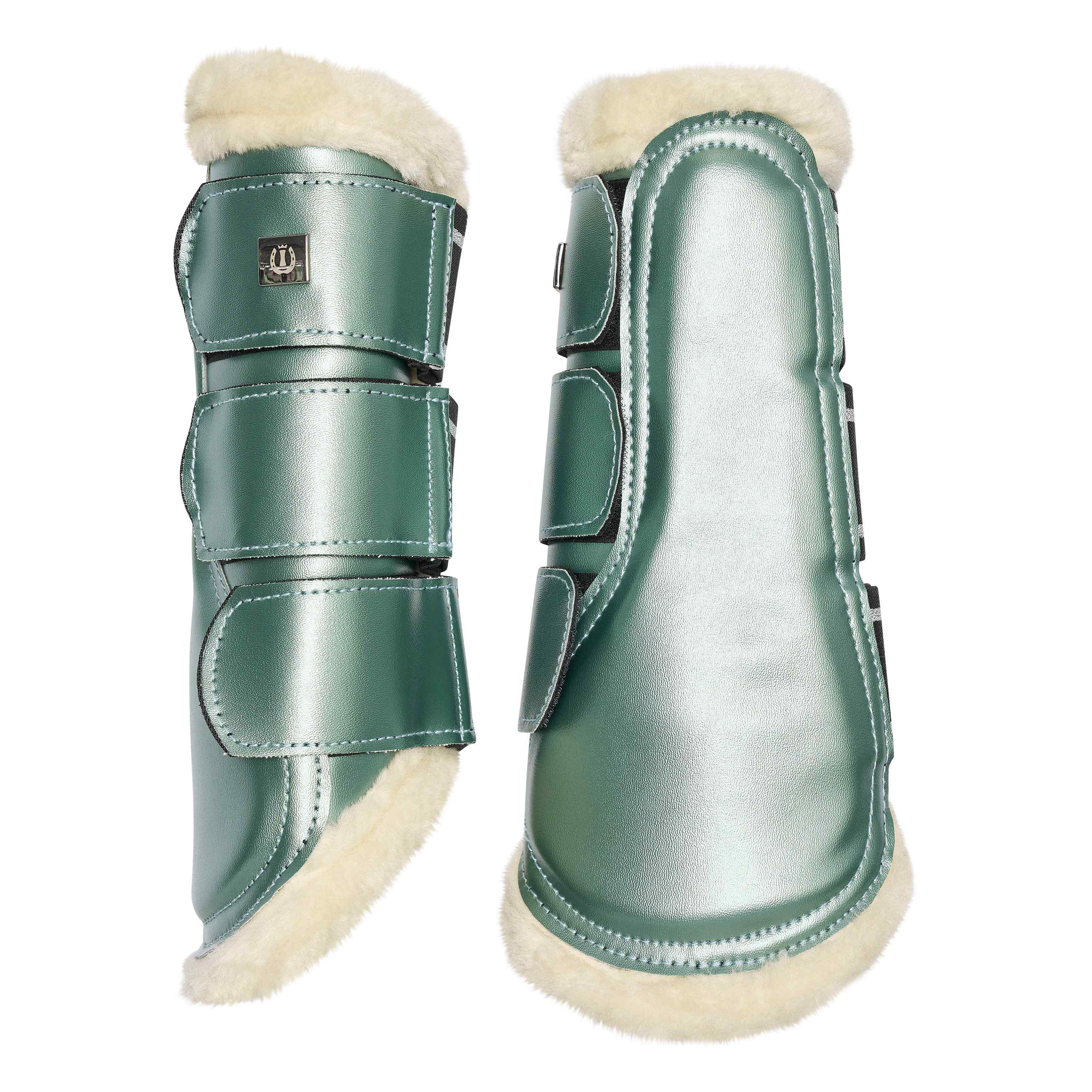 Imperial Riding Benskydd med ludd Lovely Sage green, Full