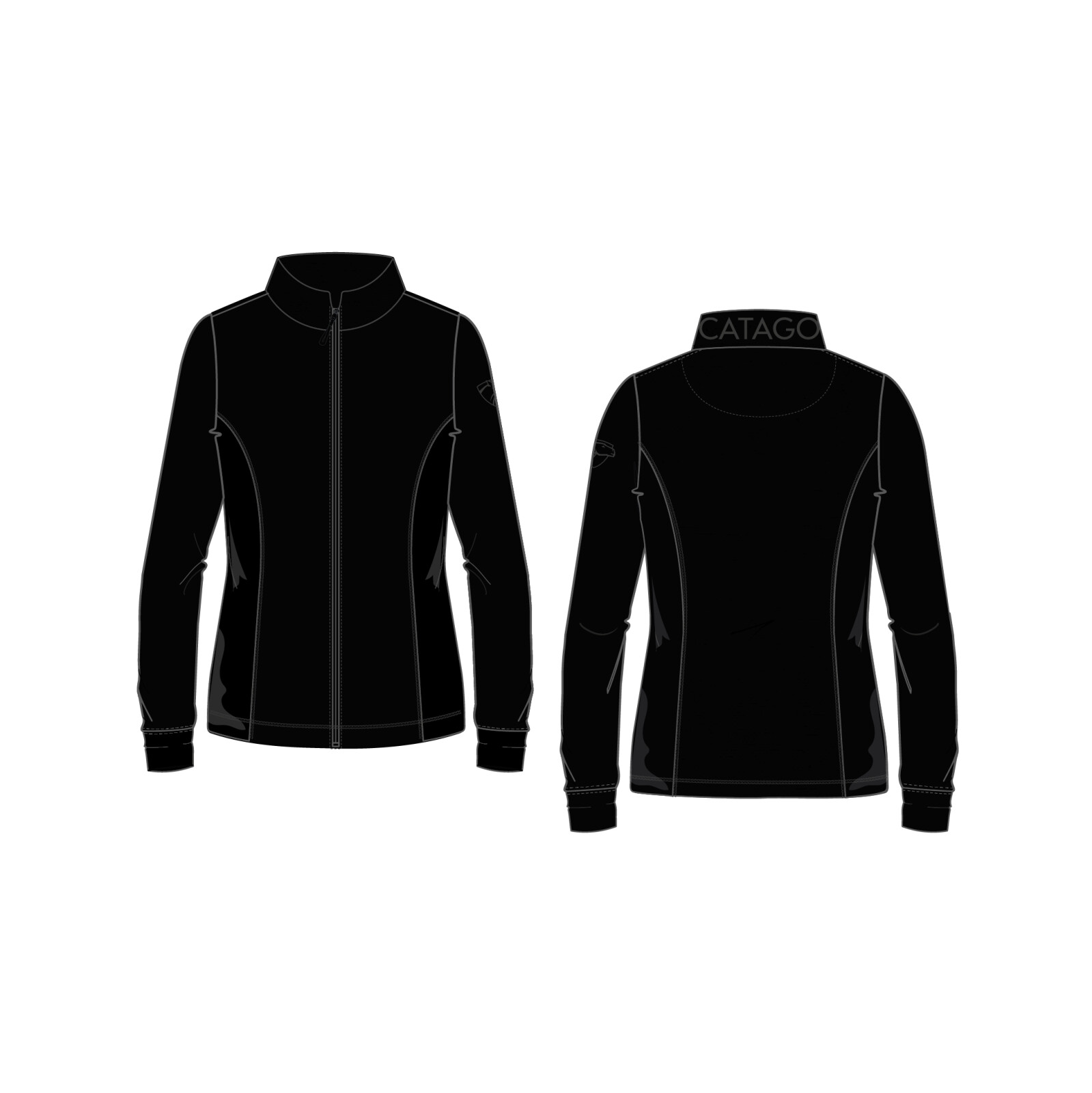 CATAGO Arctic 2.0 Zip Kofta Svart (XS)