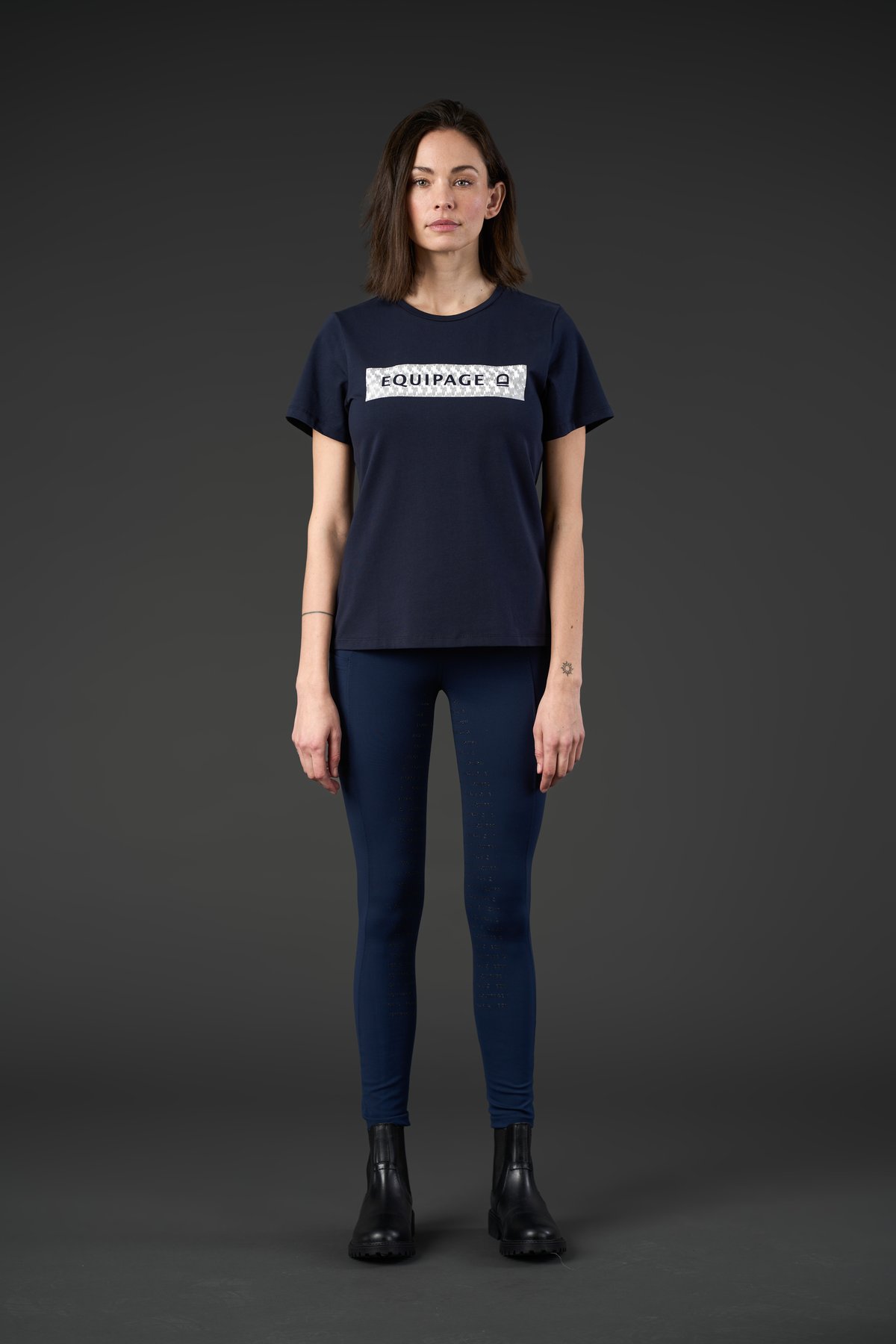 Equipage Vera T-paita - Navy - 4