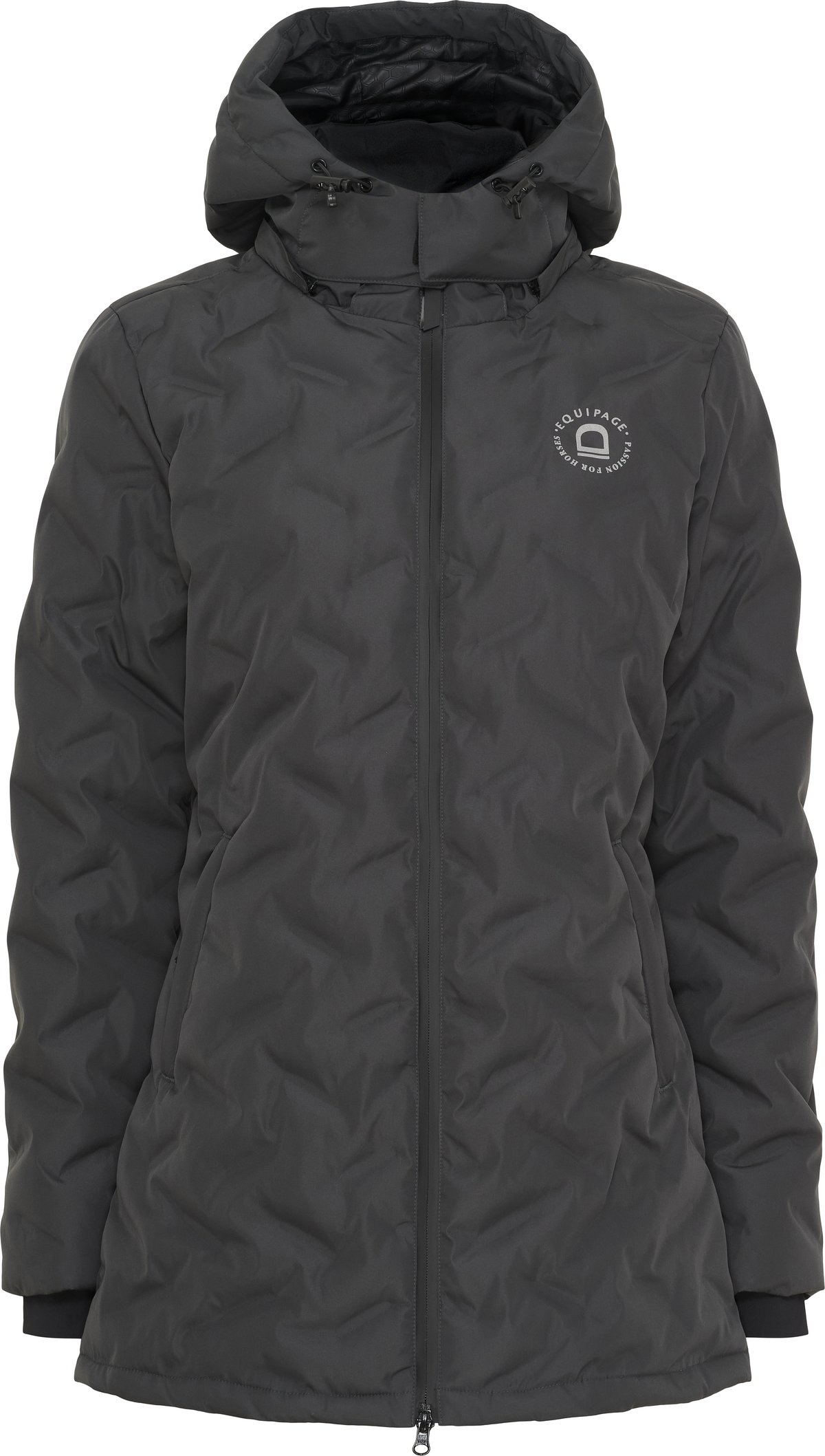 Equipage Valeska winter riding jacket for kids Junior - Asphalt