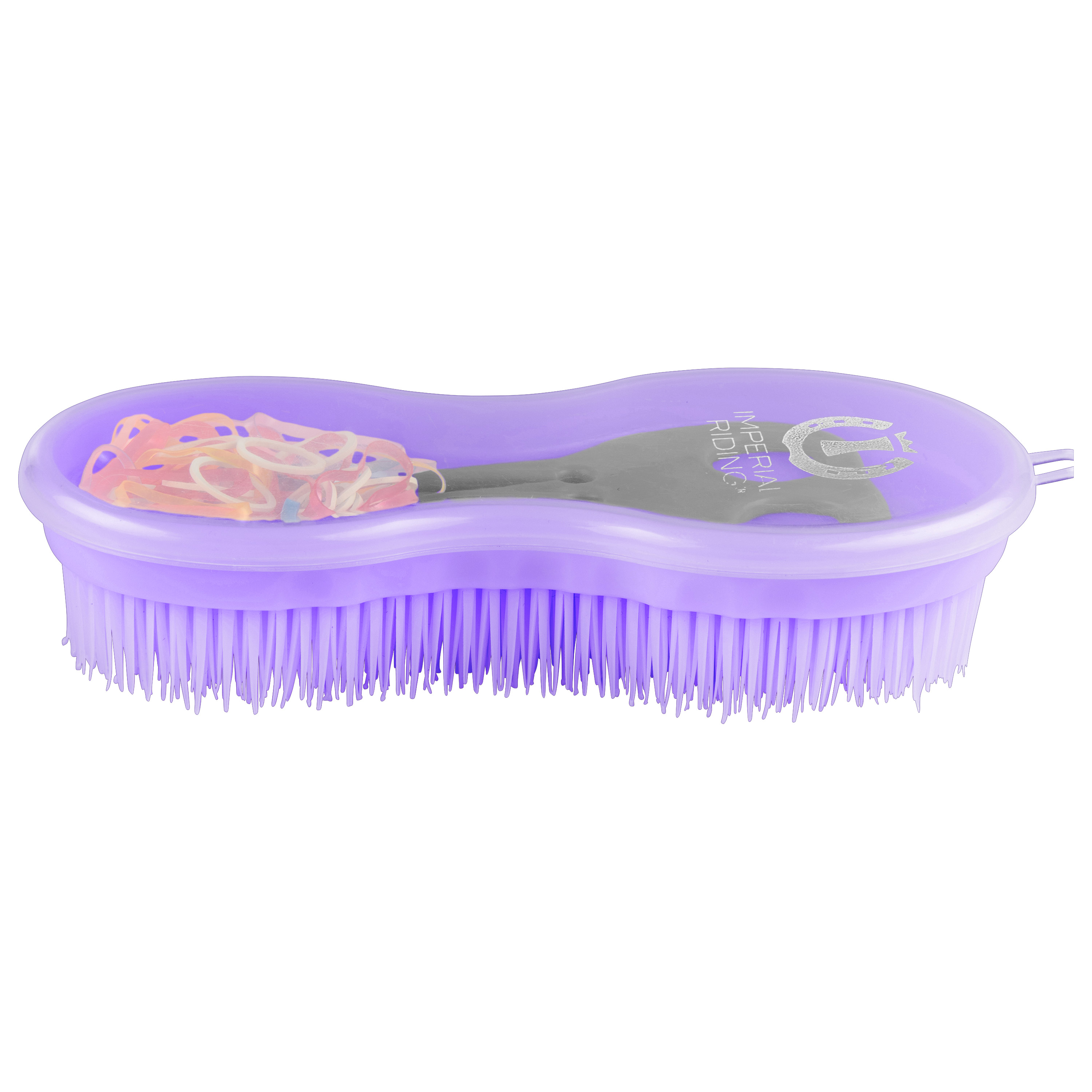 Imperial Riding Perfection brush and bands Royal purple