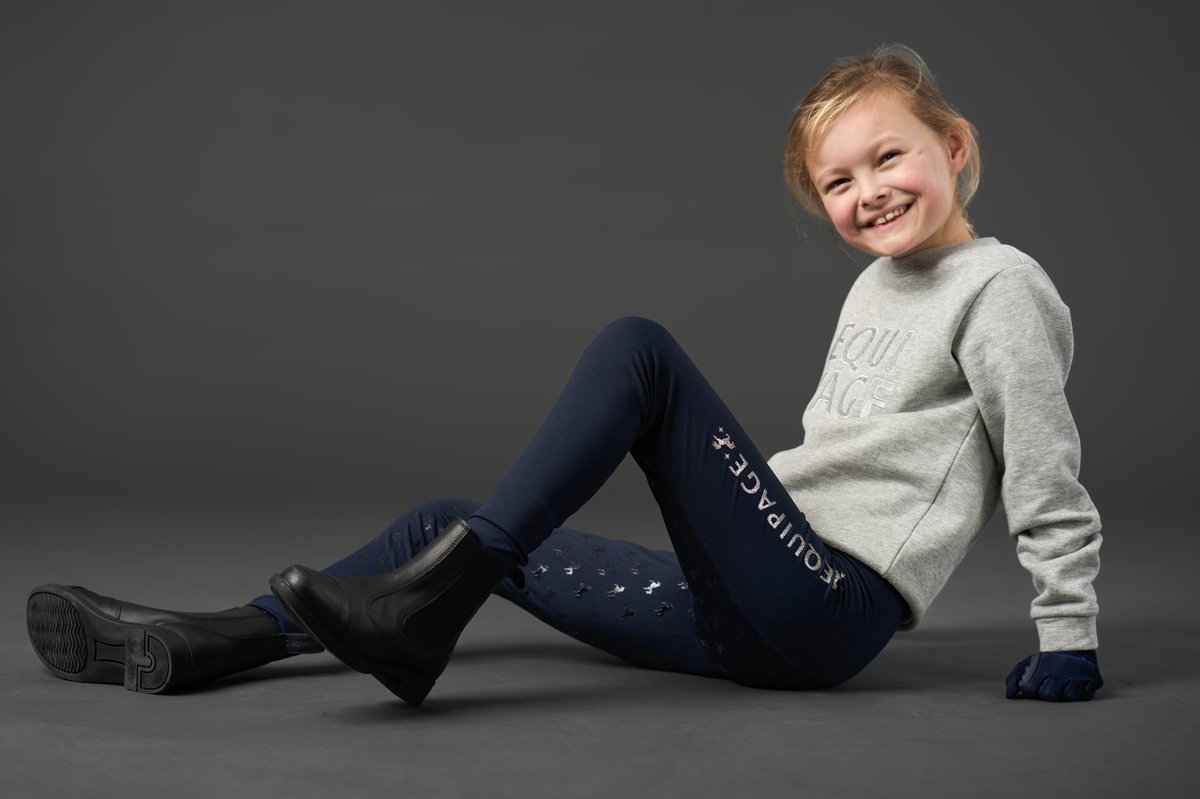 Equipage Maggie tights with full grip for kids Junior - Navy - 5