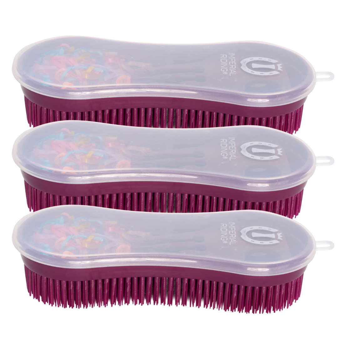 Imperial Riding Perfection brush and bands Dark Flower
