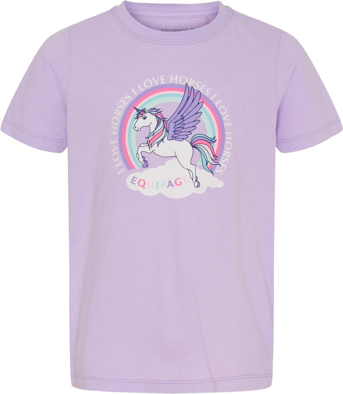 Equipage Anna lyhythihainen T-paita lapsille Junior - Lavender