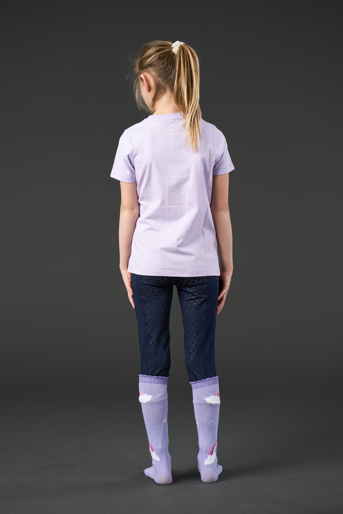 Equipage Anna lyhythihainen T-paita lapsille Junior - Lavender - 5