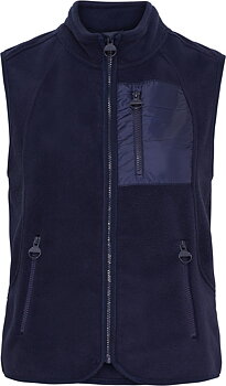 Equipage Aria Fleece Riding Vest - Navy