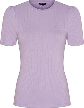 Equipage Alexa lyhythihainen Shimmer T-paita - Lavender