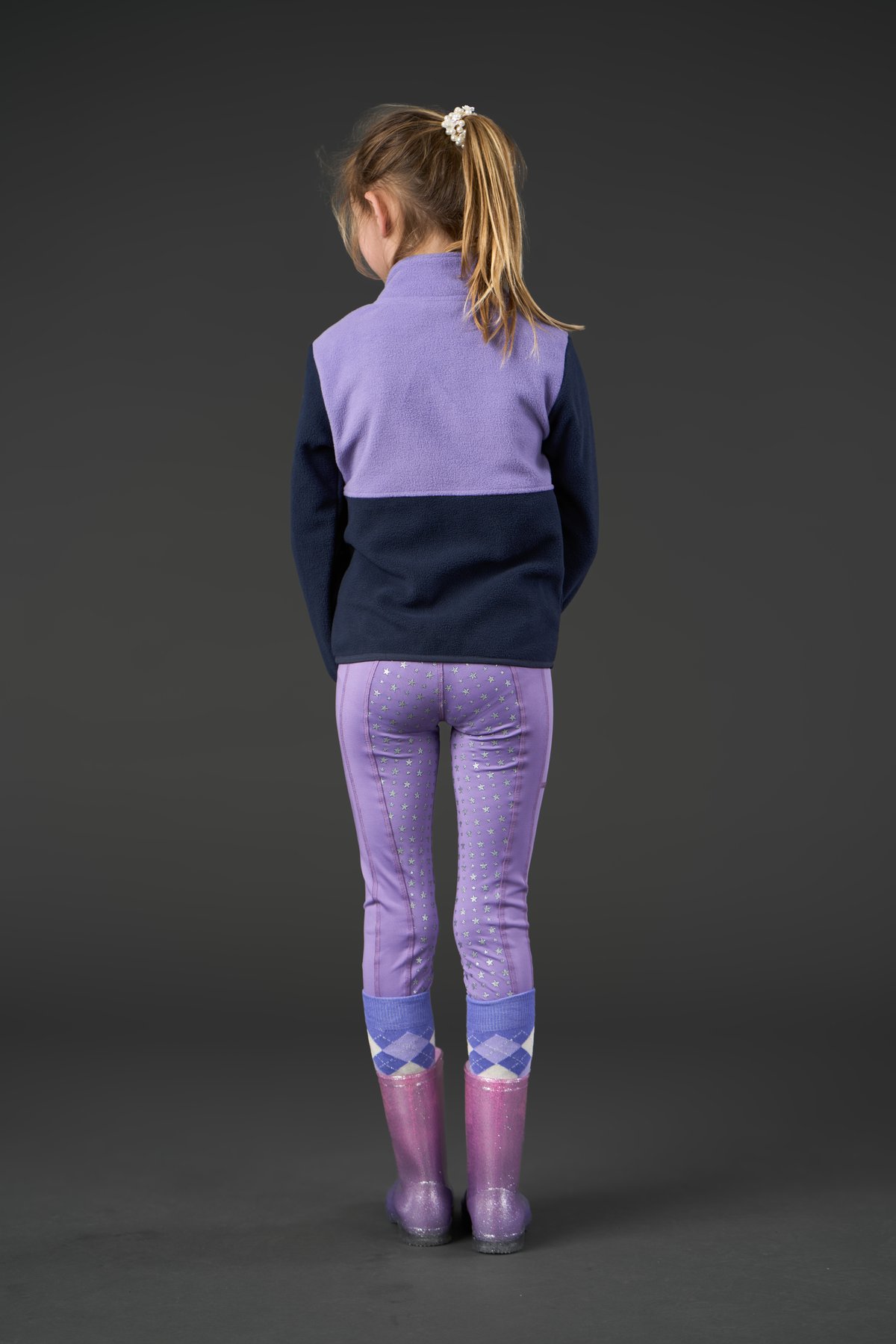 Equipage Allison fleece jacket for kids Junior - Aster Purple - 5