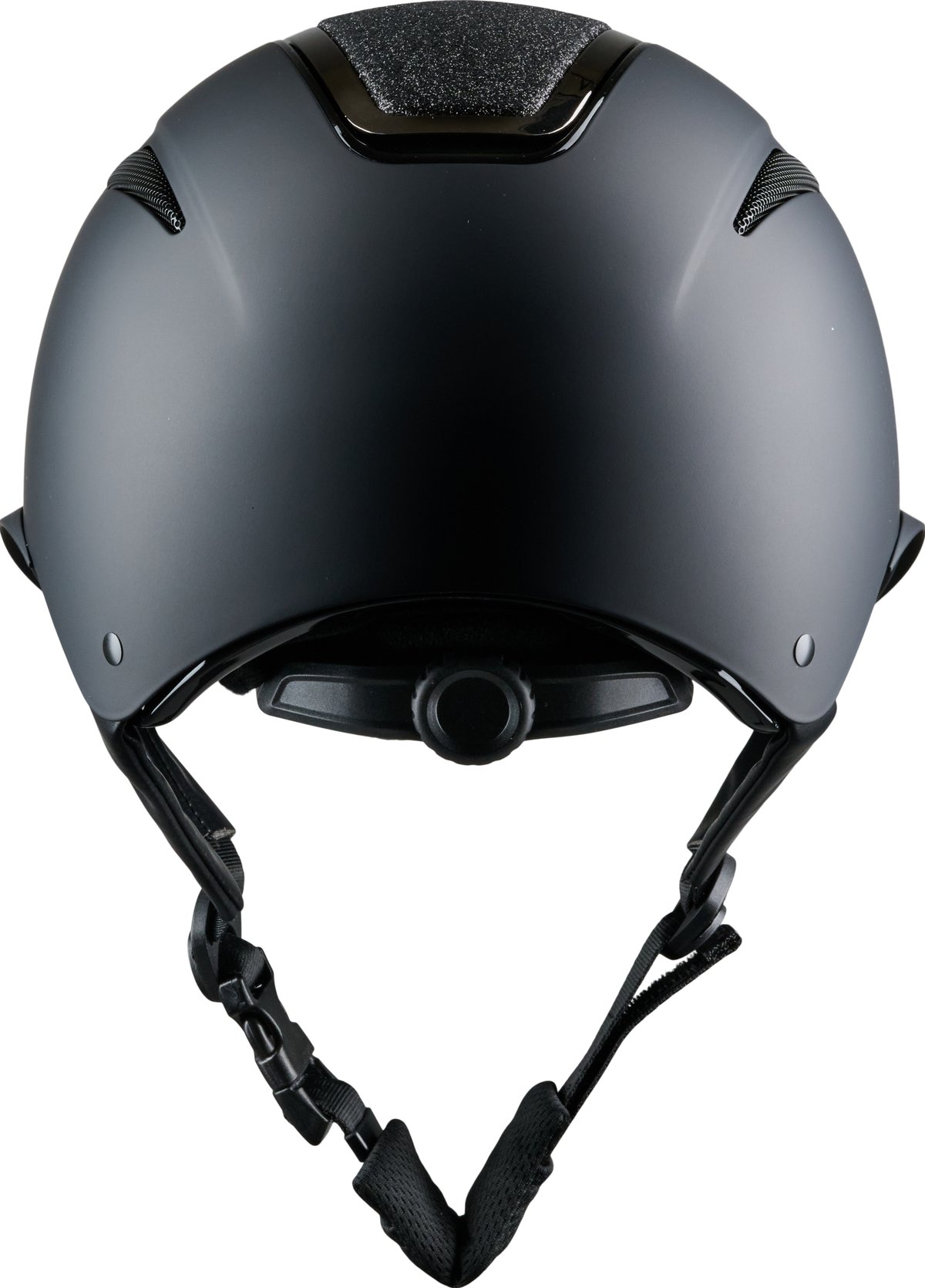 Equipage Guardian riding helmet Matt, Glitter top - Black mat - 2