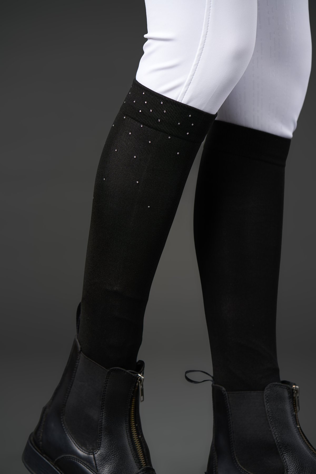 Equipage Strass-Reitsocken - Black - 3