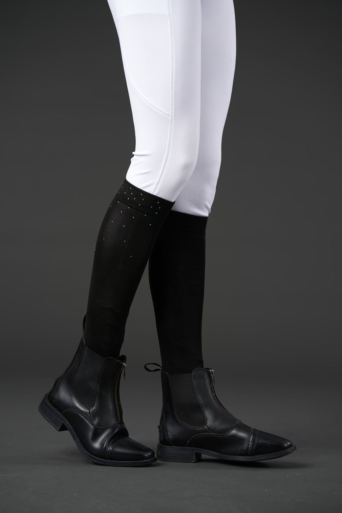 Equipage Strass-Reitsocken - Black - 2