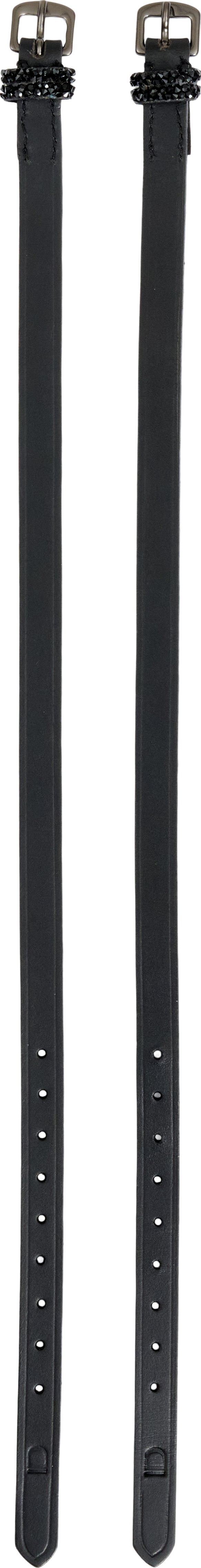 Equipage Glitter spur strap - Black