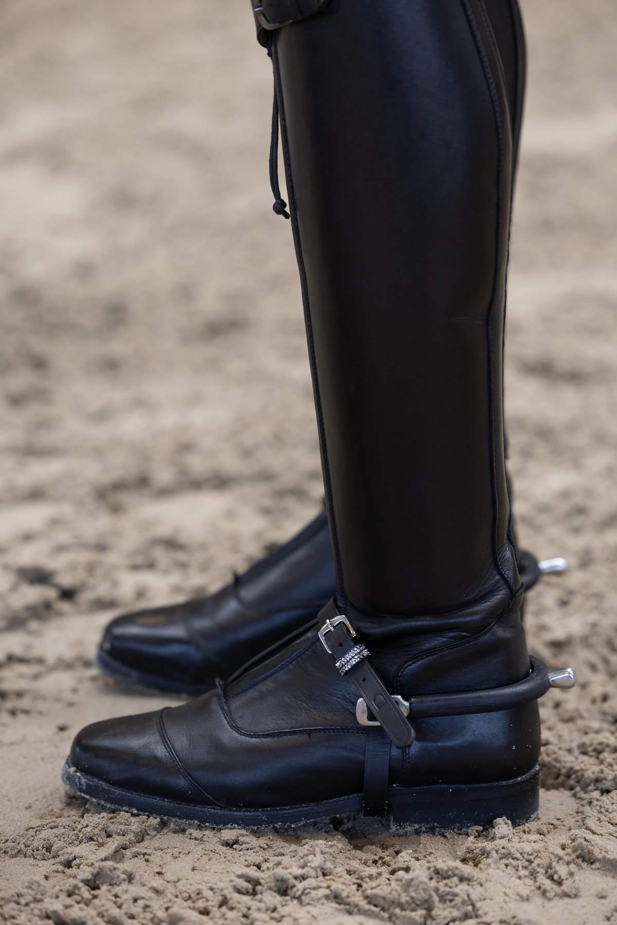Equipage Glitter spur strap - Silver - 2