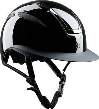 Equipage MIPS Guardian ratsastuskypärä Glossy Plain - Black