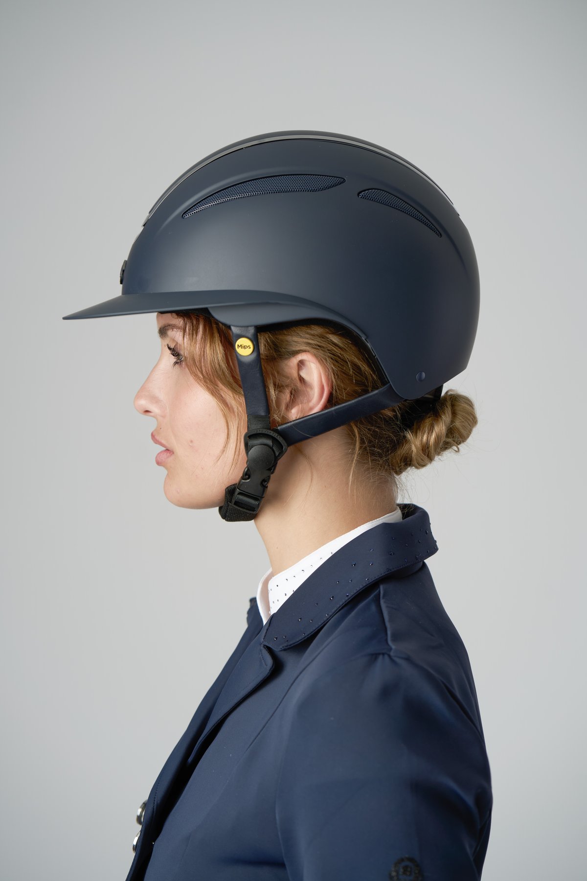 Equipage MIPS Guardian riding helmet Matt Plain - Navy - 5
