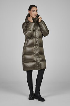 Pikeur Selection Quiltad Vinterkappa AW25  - Slate Brown , 40 - endast detta ex