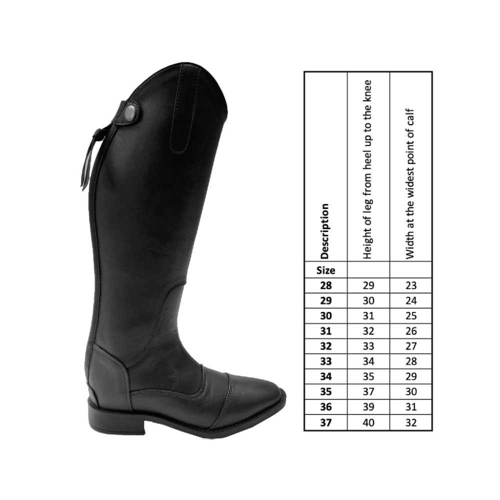 Equipage KIDS Leah Vegan Ridstövel Svart - 2