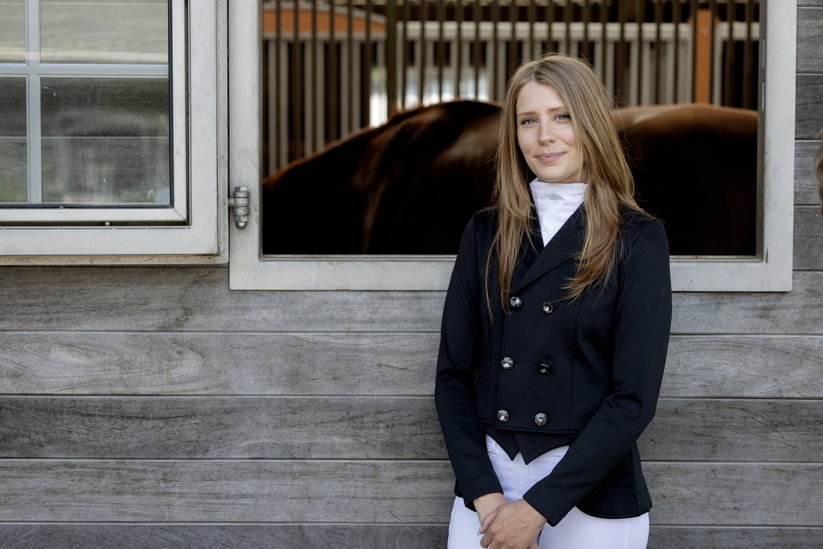 Equipage Andrea kilpailutakki, hienovaraiset kristallit - Black - 3