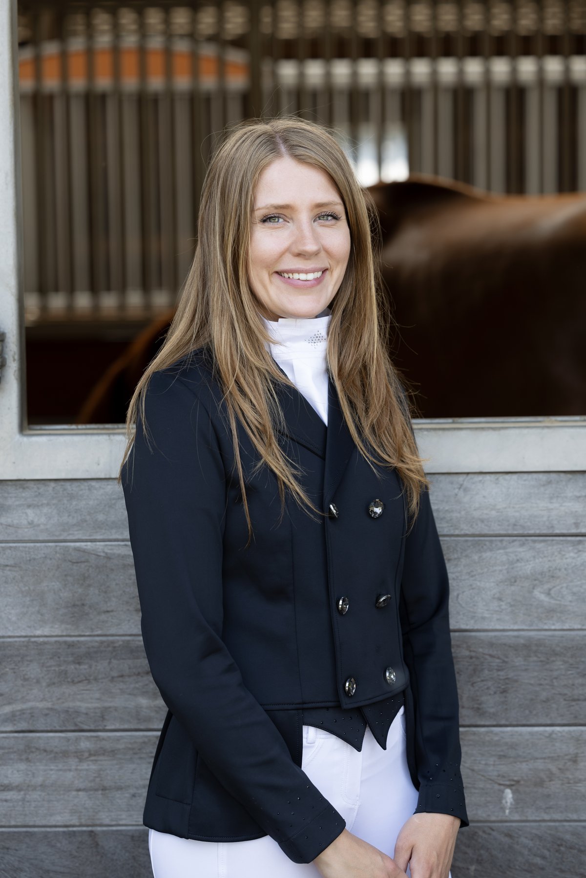 Equipage Andrea kilpailutakki, hienovaraiset kristallit - Black - 4