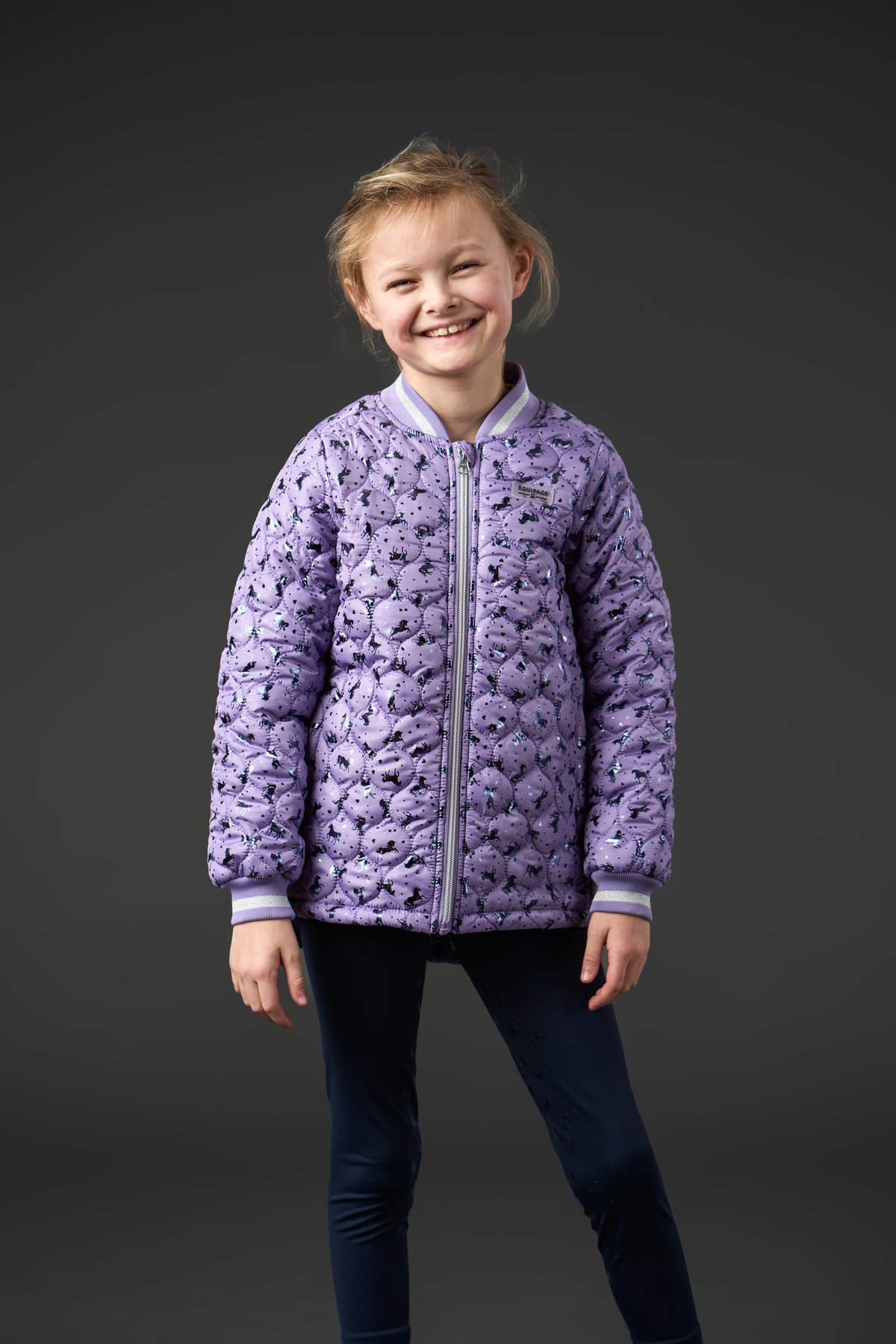 Equipage Alana riding jacket for kids Junior - Aster Purple - 3