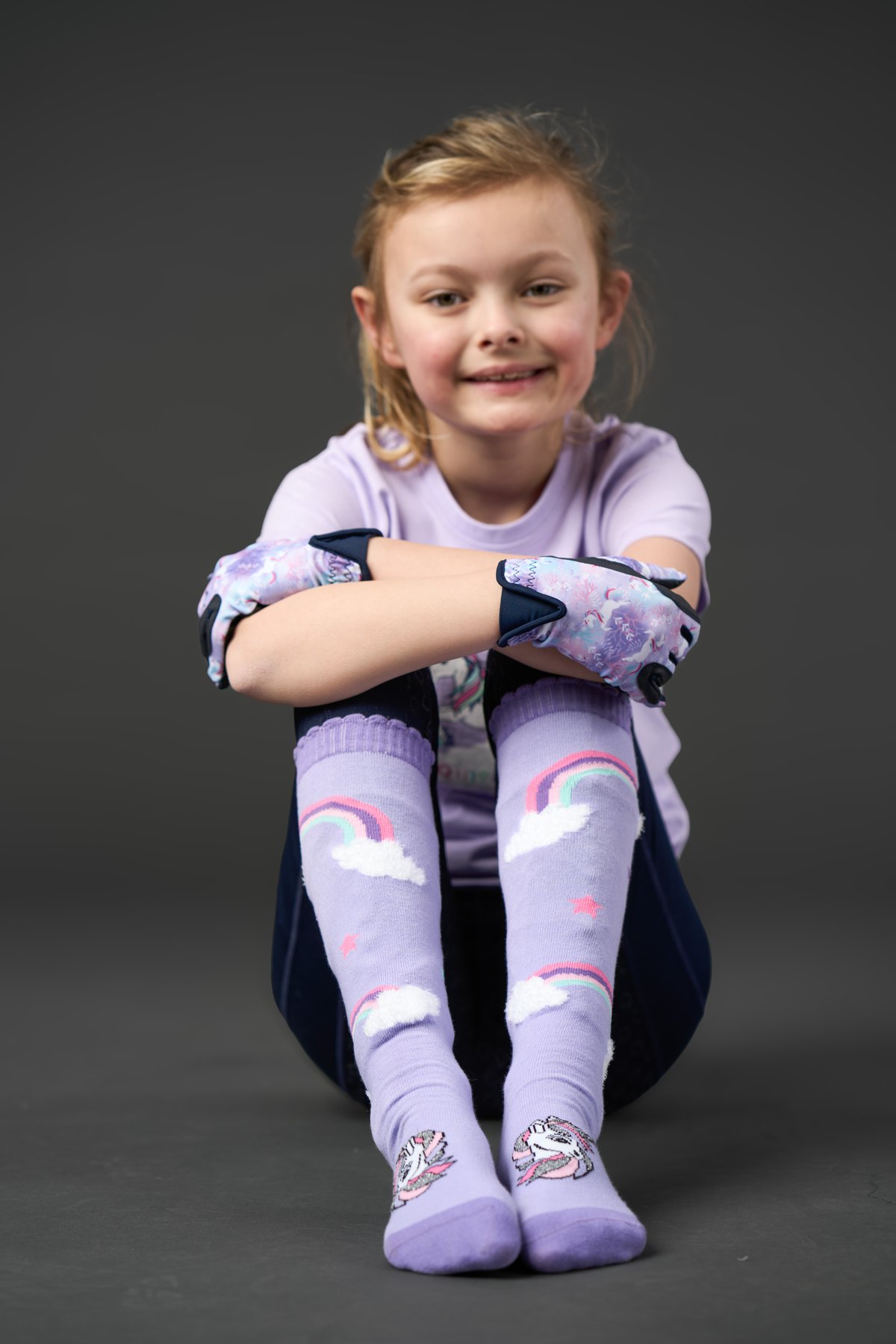 Equipage Allie Reitsocken für Kinder - Lavender - 3