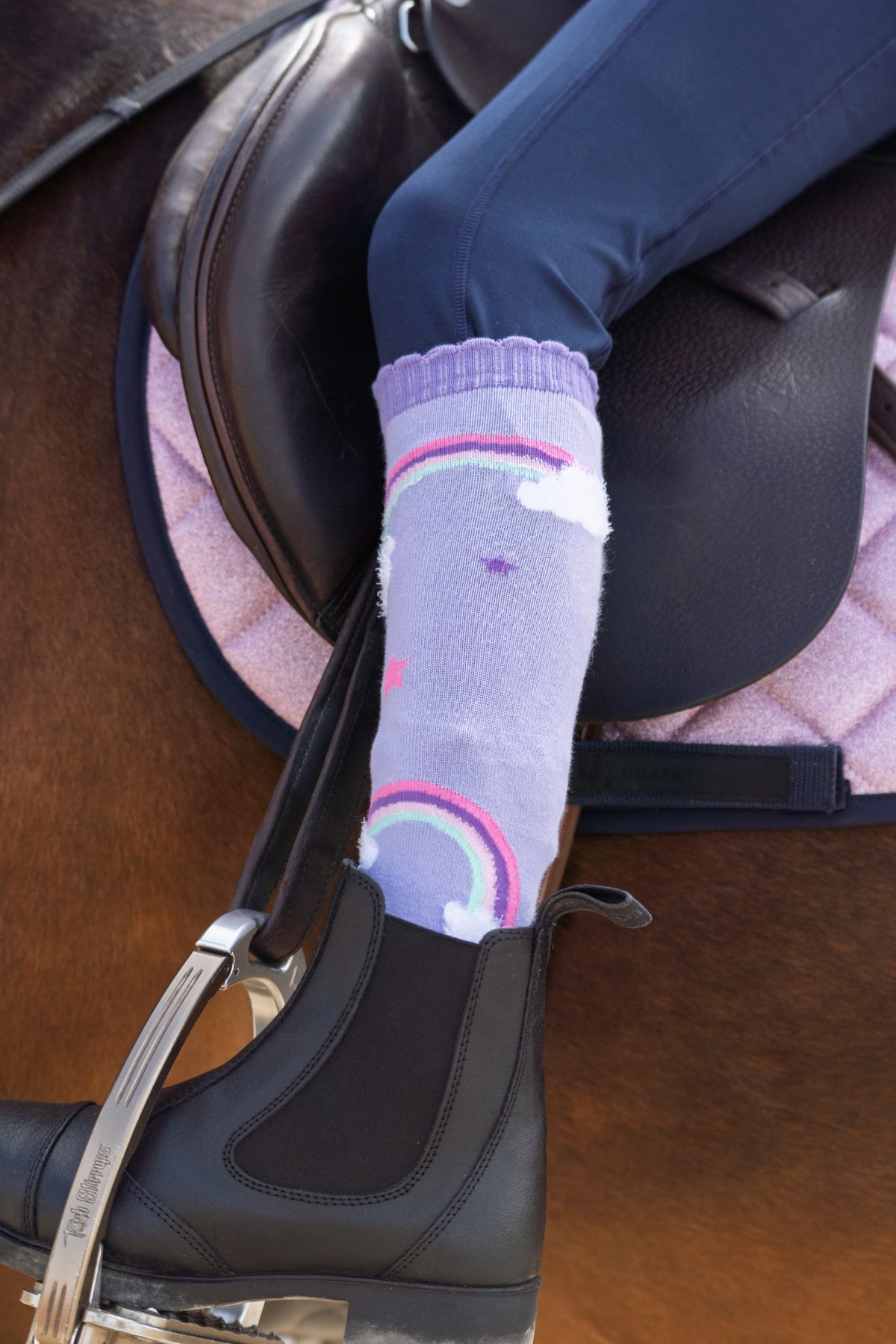 Equipage Allie Reitsocken für Kinder - Lavender - 4