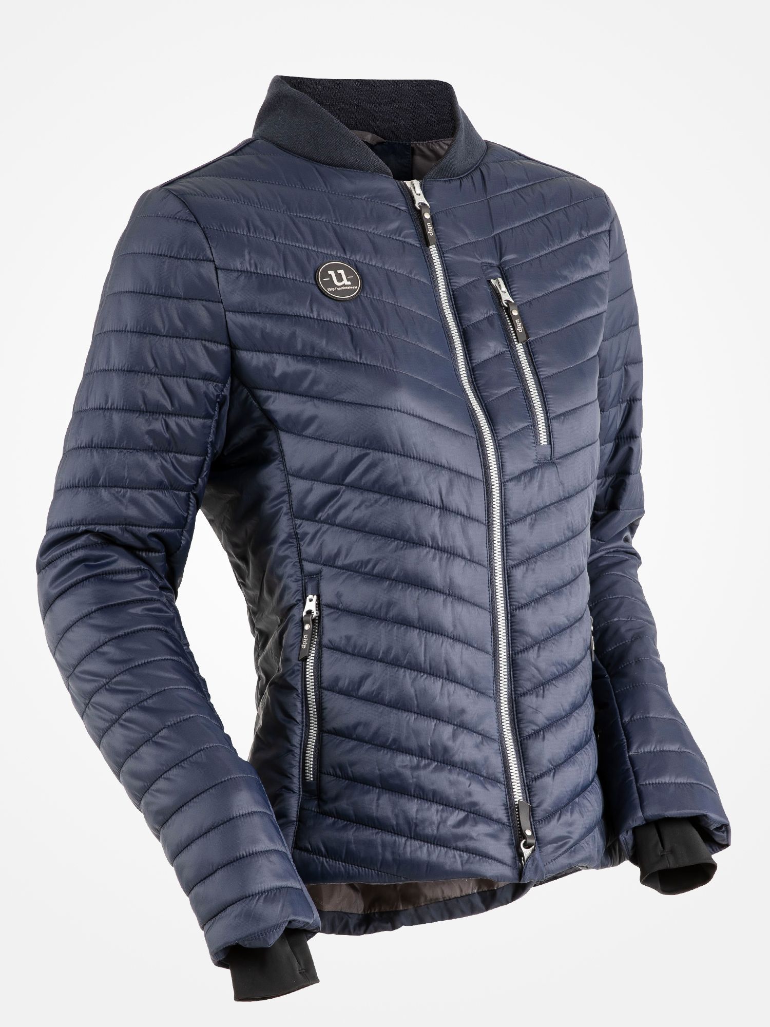 Uhip Dressed Bomber Jacket - Navy Blue , 38 - endast detta ex - 4