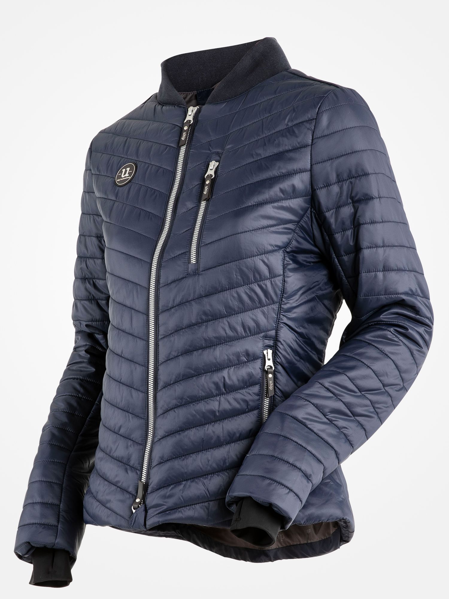 Uhip Dressed Bomber Jacket - Navy Blue , 38 - endast detta ex