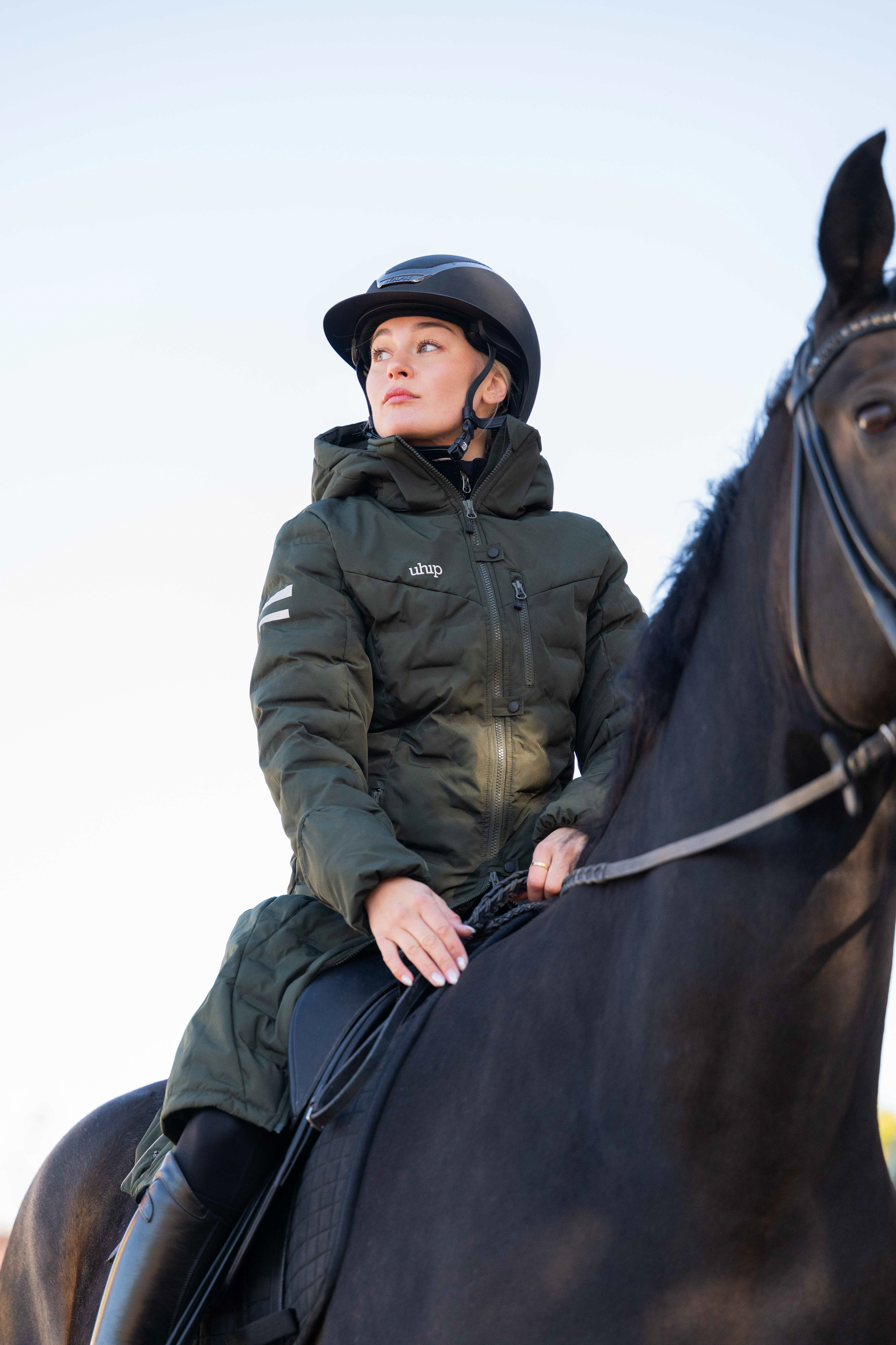 Uhip Ice Coat Talvitakki - Dark Green, 34 - vain tämä kappale - 4