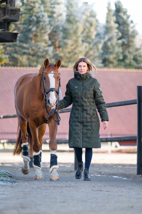 Uhip Ice Coat Talvitakki - Dark Green, 34 - vain tämä kappale - 5