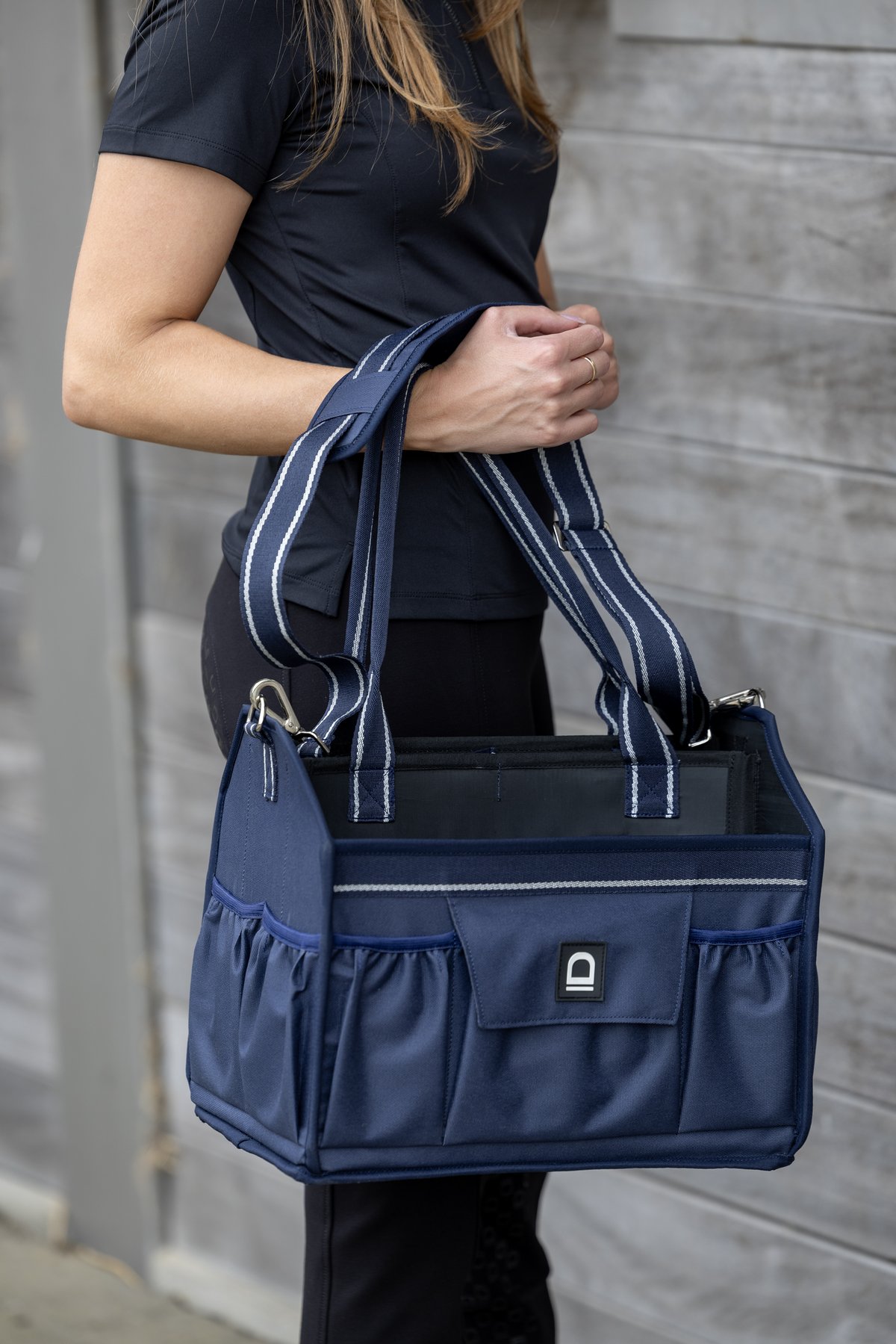 Equipage Adona mesh grooming bag - Navy - 2