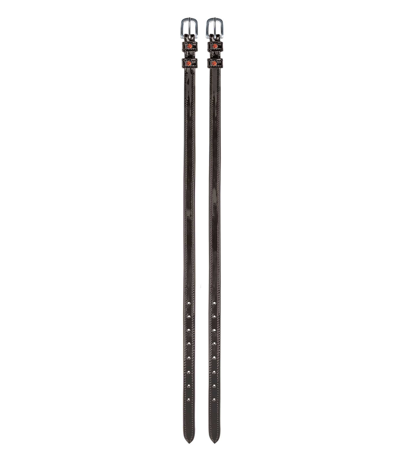 Waldhausen Kannusremmit Timanteilla Brown/Bronze