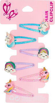 Equipage KIDS hair clip set of 3 pairs - Mix