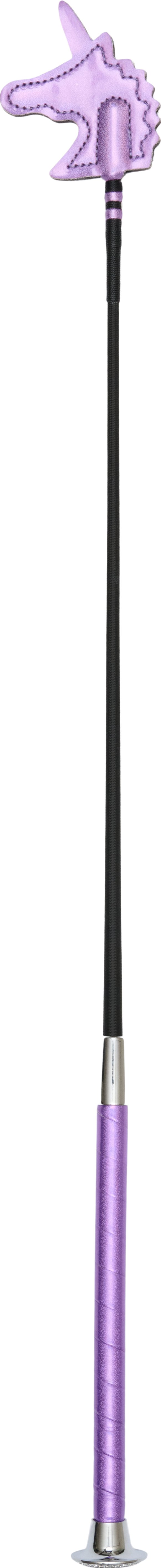 Equipage Shiny riding crop for kids - Aster Purple