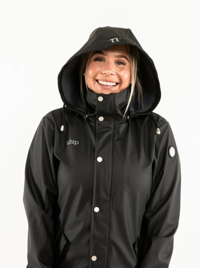 Uhip Winnie Raincoat - Jet Black - 6