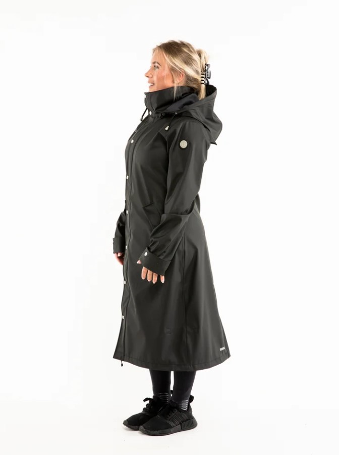 Uhip Winnie Raincoat - Jet Black - 5