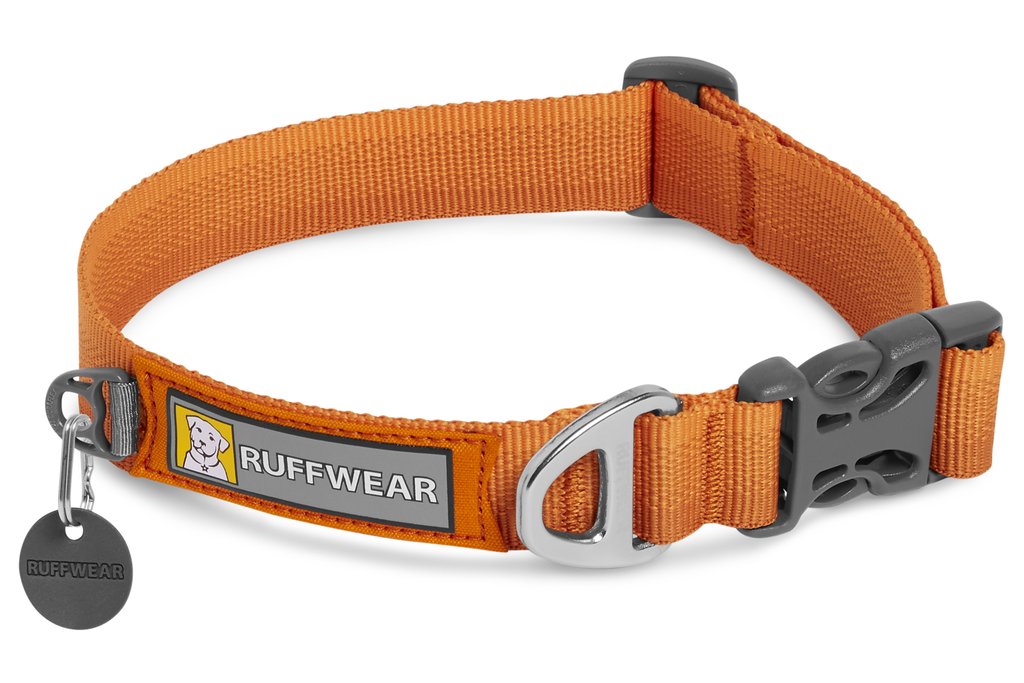 Ruffwear Front Range Collar ‑kaulapanta koiralle – Campfire Orange