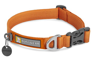 Ruffwear Front Range Collar ‑kaulapanta koiralle – Campfire Orange