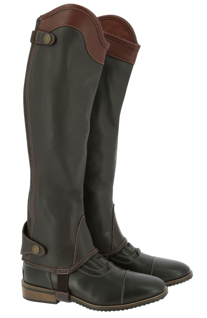 EQUITHÈME Elite Shortchaps Havana short shaft (XS)