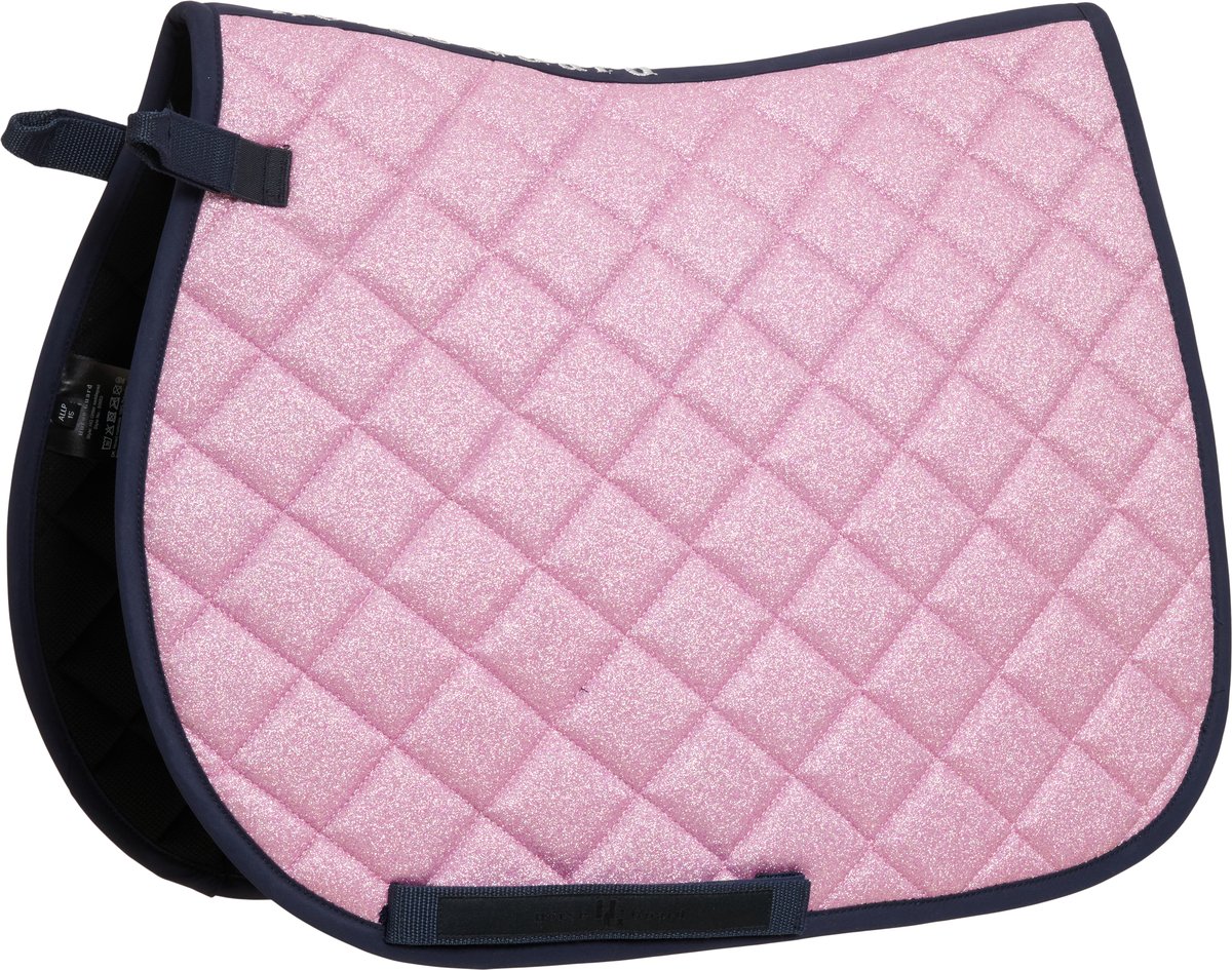HorseGuard Horse Guard Glitter satulahuopa, kouluratsastus - Pink Mist - 2