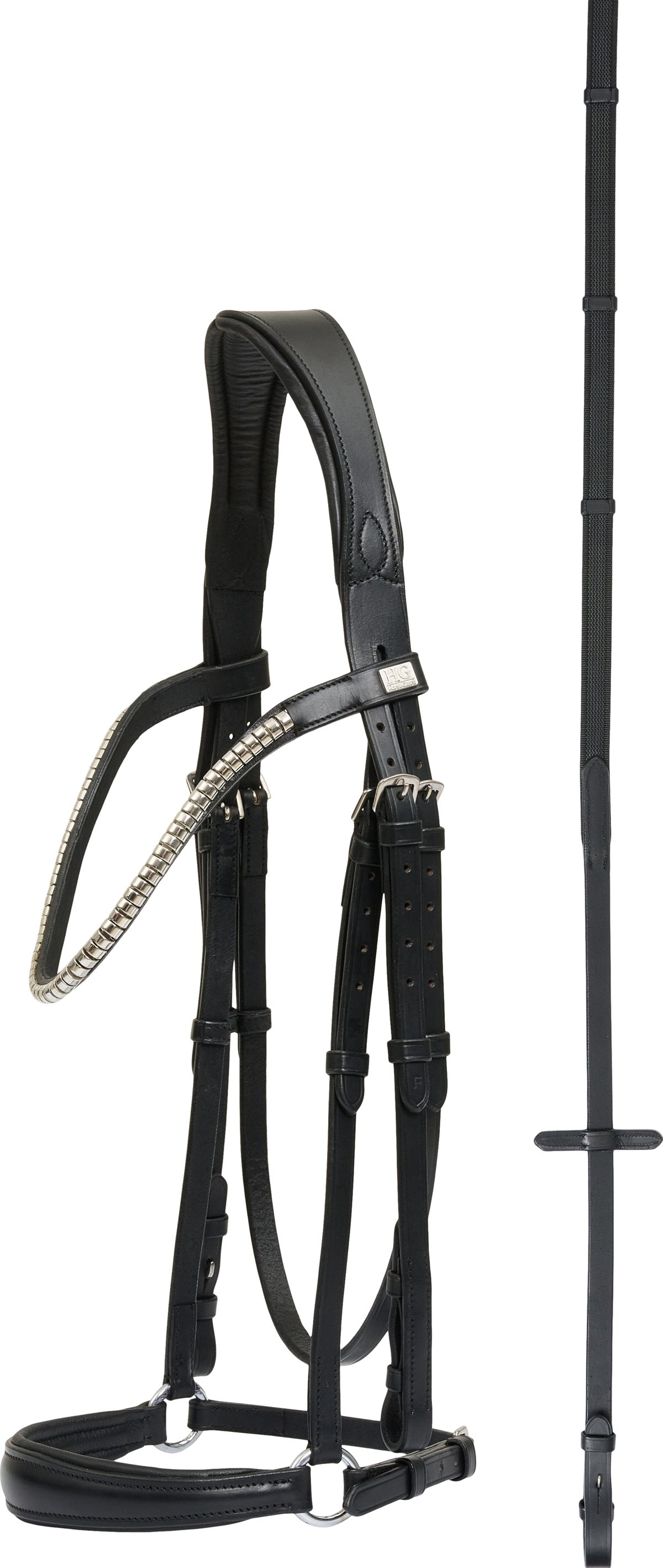 HorseGuard Horse Guard Cryll 26.1 päitset pudottava nenäremmi - Black