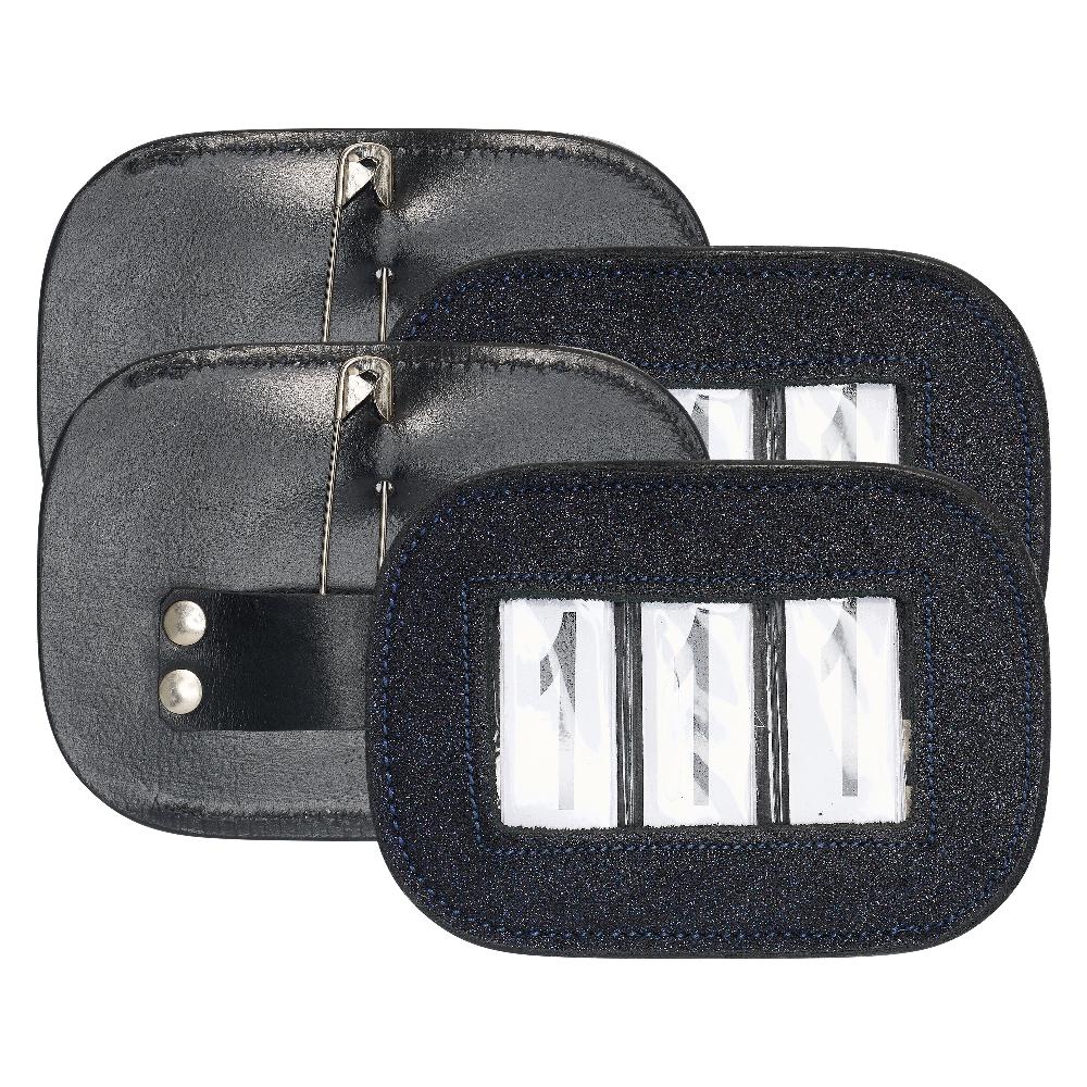Imperial Riding Competition Number Glitter Square, set of 2 pcs - Dark blue