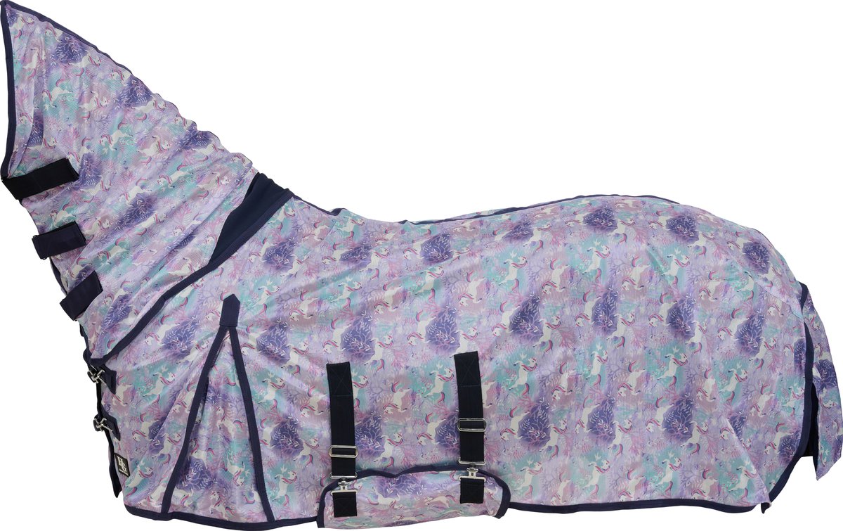 HorseGuard Horse Guard Unicorn fly rug - Aster Purple